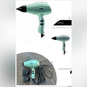 Elchim 3900 Light Imperial Jade Hair Dryer Made in Italy